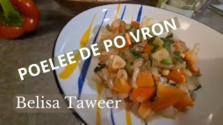 Poivron cuisson à la POELE en 15minutes avec 3 ingrédients [upl. by Yolanda]