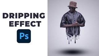 Dripping Effect  Photo Editing tutorial  Adobe Photoshop [upl. by Fujio332]