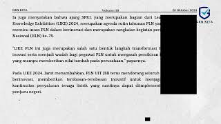 VOL 118  Hari Listrik Nasional ke79 PLN UIT JBB Raih Juara Nasional SPKI XXVII 27 [upl. by Markman623]