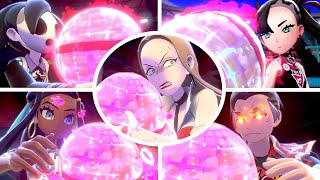 Pokémon Sword amp Shield  All Characters Dynamax Animations [upl. by Huai]