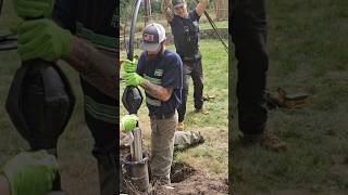 Plumber Pours Chlorine in Well Water to Disinfect New Pump [upl. by Rehpotsirhc565]