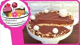 Nuss Nougat Torte I BlitzKuchen aus vier Zutaten I No Bake Torte I 10 Minuten Rezept mit Madeleine [upl. by Jackelyn702]