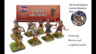 Victrix Greek Archers 28mm minitaures Full Review [upl. by Lean547]