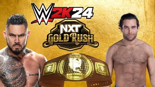 XYON QUINN VS NOAM DAR WWE 2K24 UniverseMode [upl. by Kcirddes]