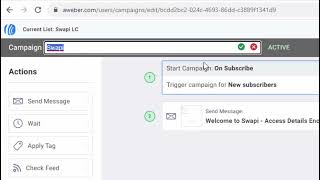 BLOX Help Aweber Campaigns [upl. by Yrallih]