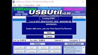 حل مشكله عدم تشغيل بعض العاب البلي ستيشن PS2 بواسطه برنامج USB UTi [upl. by Eenehs]