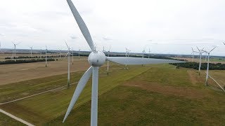 Windpark Danna Enercon E  40 Windkraftanlage aus der Luft mit Dji 4 Drohne [upl. by Hackett42]