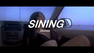 Sining  Dionela feat Jay R Lyrics Video [upl. by Zeni]