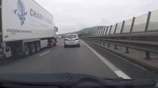 France by Autoroute  Lyon  A46 onto A7 southbound [upl. by Aenahs236]