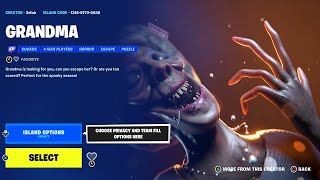 Grandma Horror Map Code Fortnite All Keys amp Hammers Locations SPEED RUN [upl. by Aicilaana]