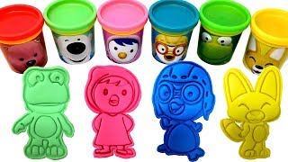 Pororo the Little Penguin 뽀로로 장난감 PlayDoh Mold and Surprise Toys for Crong Eddie and More [upl. by Ragde198]