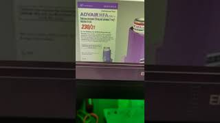 Advair HFA 25050 mcg inhaler [upl. by Kcirdneh479]