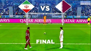 iran vs Qatar  Penalty Shootout  FIFA World Cup  Messi vs Ronaldo  eFootball PES Gameplay [upl. by Yerffoj]