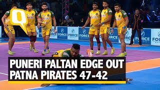 Puneri Paltan Beat Patna Pirates 4742 in pro Kabaddai League  The Quint [upl. by Iohk]