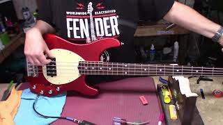 Sterling by Music Man High Fret Fix and Setup EP282 [upl. by Ialda]