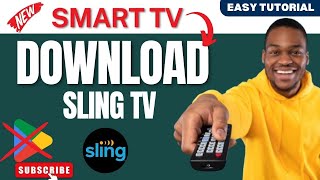 How to Download Sling TV on Smart TV 2024 Without Google Play Store [upl. by Eendys]