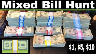 Mixed Bill Hunt  Star Notes Cool Serial Numbers and Printing Error Search [upl. by Yeblehs]