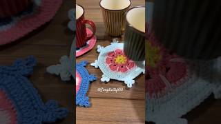 ❄️🧶African Flower Snowflake Coaster new tutorial crochet tutorial simplicity888 diycrafts [upl. by Pich747]