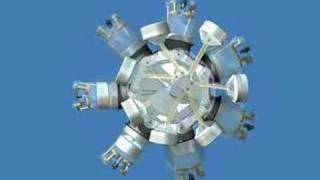 Design and Animation of a Radial Engine [upl. by Suirred]