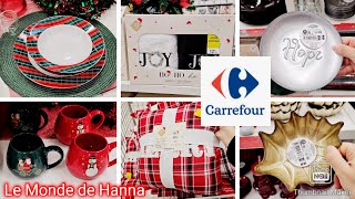 CARREFOUR FRANCE 1611 VAISSELLE ET ACCESSOIRES FÊTES 🎄 🎅 [upl. by Yelac]