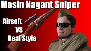 🔫 KhanSeb VS Neo035  Mosin Nagant Sniper Airsoft amp RS [upl. by Glanti380]