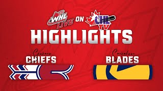 Spokane Chiefs at Saskatoon Blades 1011  WHL Highlights 202425 [upl. by Hadwyn]