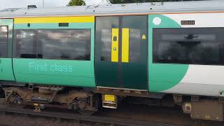 Southern Class 377 320 Electrostar Departing From Barnham The 15th of November 2024 [upl. by Mandel]