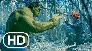 Viúva Negra Acalma Hulk  Vingadores Era de Ultron 2015  Clipe do FIlme HD [upl. by Annaoi]