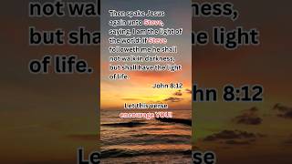 Then spake Jesus again unto them John 812 jesus shorts prayer [upl. by Anabel]