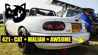 BEST MX5 Exhaust Malian Test Drive [upl. by Ymrots]