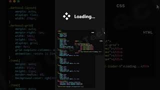 How to make website preloader using HTML CSS loader loadinganimation preloader website shorts [upl. by Burck658]