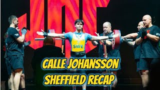 Calle Johansson 74kg Sheffield Recap w Coach [upl. by Keffer73]