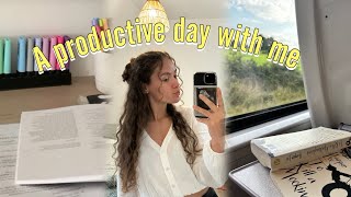 Une journée productive dans ma vie 📚 peu productive lol  uni vlog [upl. by Asalocin]