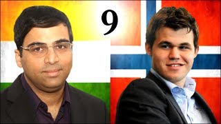 Vishy Anand vs Magnus Carlsen  2013 World Chess Championship  Game 9 [upl. by Animsaj]