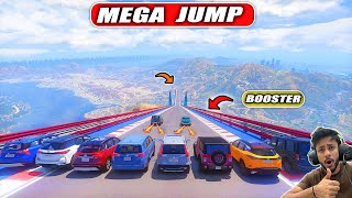 GTA 5 INDIAN CARS VS MEGA RAMP JUMP CHALLENGE😍😨 [upl. by Ecenaj]