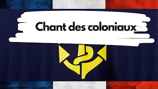 Chant des coloniaux  Troupes de Marine ⚔️🇫🇷 avec paroles [upl. by Aynotak]