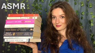 ASMR Books Im Currently Reading 📚 Book Tapping Page Turning Soft Spoken amp More Book Triggers [upl. by Kapor]