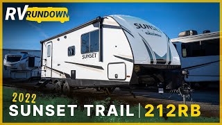 RV Rundown  2022 Crossroads RV Sunset Trail 212RB Small Couples Travel Trailer Camper  Southern RV [upl. by Krakow]