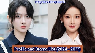 Zhang Miao Yi and Liang Jie  Profile and Drama List 2024  20 [upl. by Llevrac]