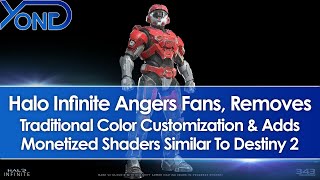 Halo Infinite Angers Fans Replaces Color Customization With Monetized Shaders Called quotCoatingsquot [upl. by Jemy]