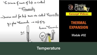 Class 11 Physics  Thermal Expansion  2 Temperature  For JEE amp NEET [upl. by Brocklin]