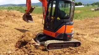 Hitachi ZX35U mini excavator [upl. by Yllatan303]