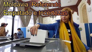 FN Referendo da Moldávia sobre a UE Resultados Empatados e Incertezas [upl. by Murat]