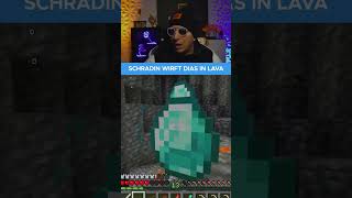 SCHRADIN wirft AUSVERSEHEN seine DIAS in LAVA 💎🔥  shorts [upl. by Atikihc]