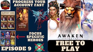 Awaken Chaos Era  Free to Play Episode 9 Fastest Way to Progress Account [upl. by Currier]