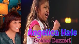 Reaction Americas Got Talent  Angelica Hale  Girl on Fire [upl. by Navarro811]