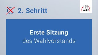 Erste Sitzung des Wahlvorstands  Betriebsratswahl  Schritt 2 [upl. by Esela7]