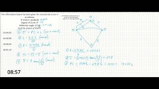 PE Exam Practice Problem 51 Transportation  Horizontal Curve [upl. by Arrac853]