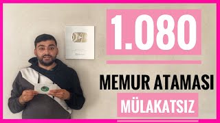 1080 MEMUR ALIMI SAĞLIK BAKANLIĞI MÜLAKATSIZ MEMUR ALIMI 27 BİN SAĞLIKÇI ALIMI 20245 ATAMASI [upl. by Maddalena]