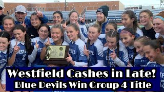 Westfield 1 Eastern 0  Group 4 State Championship  Emilie Cardigan Game Winning Goal [upl. by Magda]